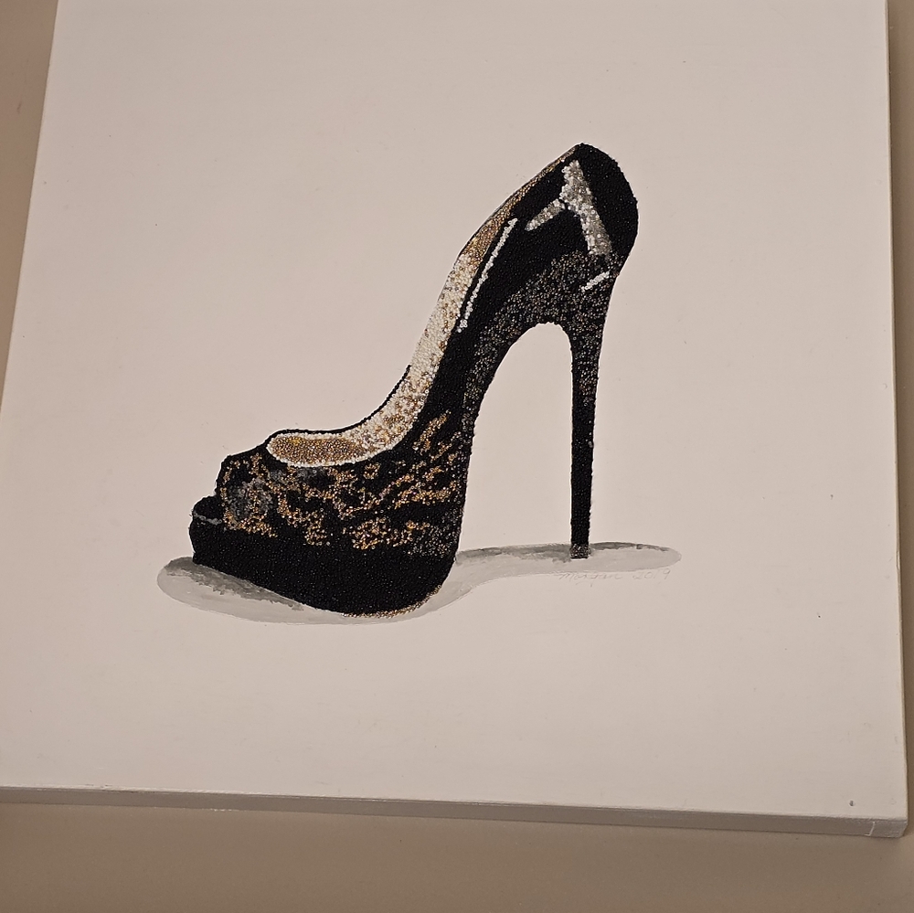 Beaded Orginal Painting - Picture 2 of 2